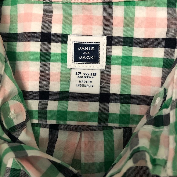 Janie and Jack Button-Up Shirt - Picture 2 of 3